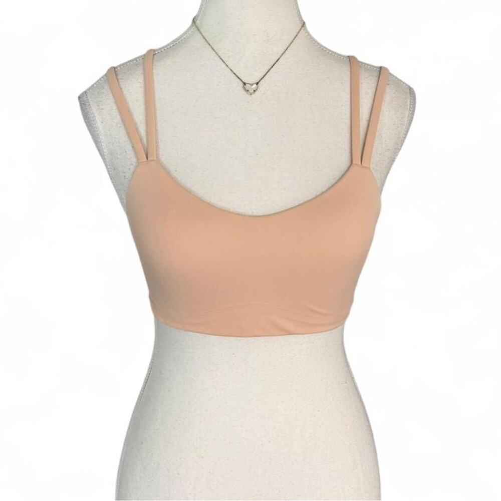 Lululemon Padded Peach Tan Bra Size Small